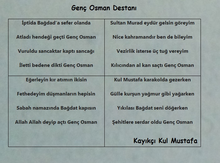 Genç Osman Destanı Kayıkçı Kul Mustafa