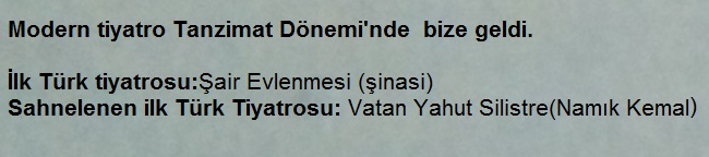 Tiyatro konu anlatımı 9.sınıf